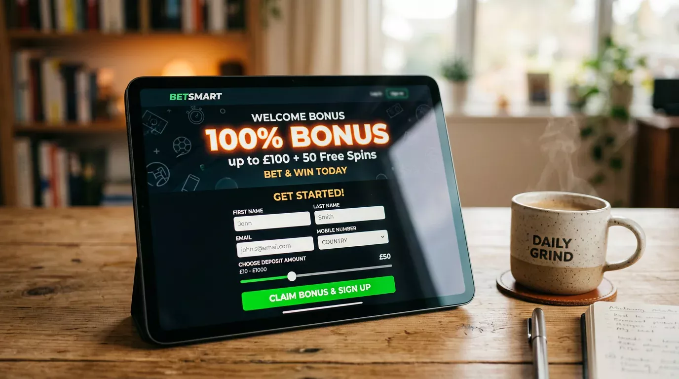 Ekran oferty bonusowej bukmachera z wpłatą przez e-portfel